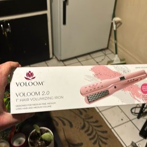 Voloom 2.0 1” hair volumizing iron pink too